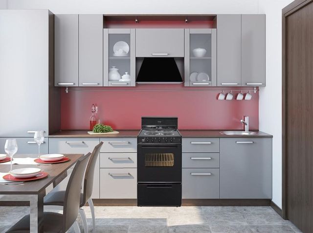 Premier 24" Black Freestanding Electric Range-1