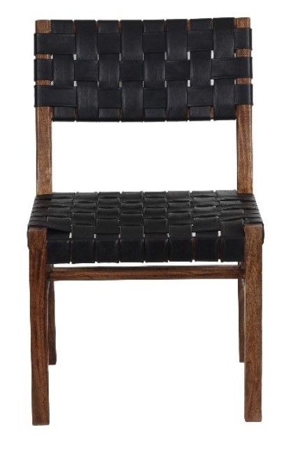 Porter International Designs 2-Piece Kier Black Dining Side Chair Set-1