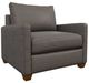 La-Z-Boy® Wilmette Greystone Leather Chair and a Half-0