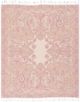 Surya Boteh Bright Pink 50"x60" Throw Blanket-1