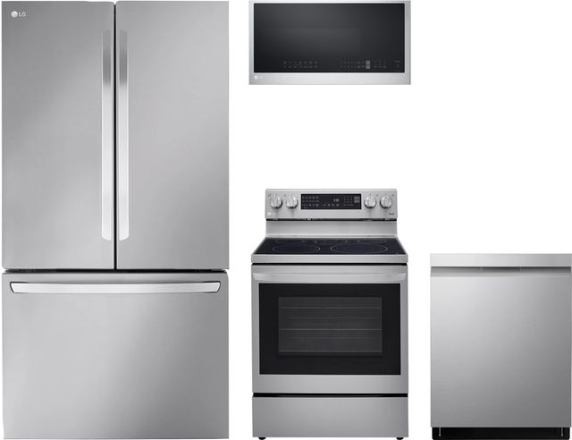 LG 4 Piece PrintProof™ Stainless Steel Kitchen Package-0