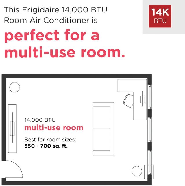 Frigidaire Gallery® 14,000 BTU's White Portable Air Conditioner-3