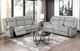 Homelegance® Brennen Mist Double Manual Reclining Sofa-1