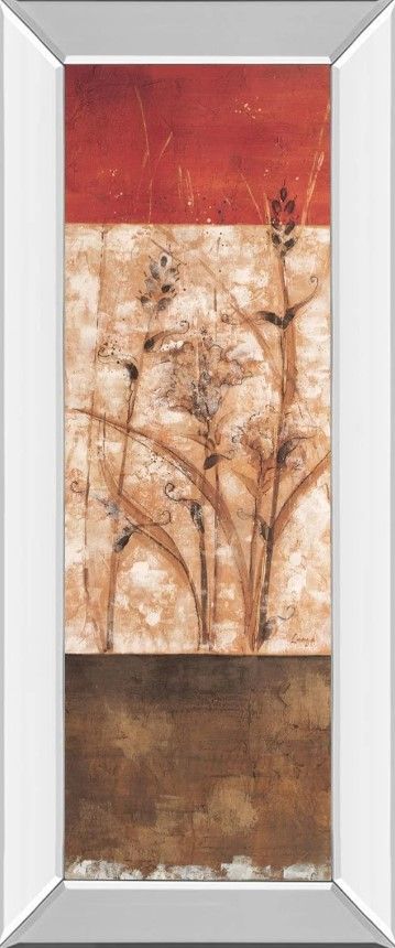 Classy Art Fresco Il by Loretta Linza Mirror Framed Wall Art-0