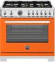 Bertazzoni Professional Series 36" Arancio Pro Style Gas Range-0