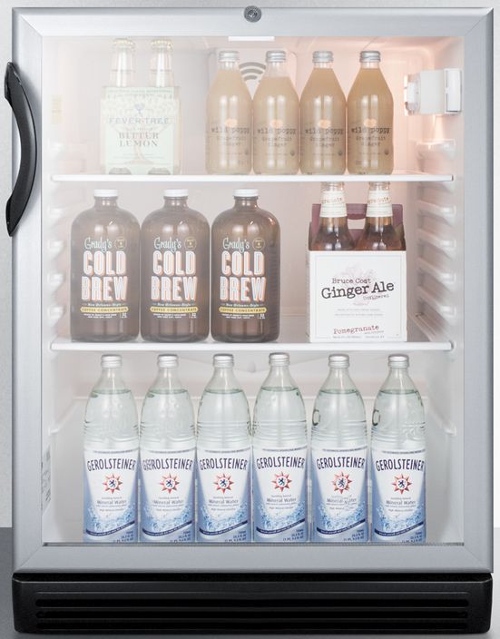 Summit® Commercial Series 5.5 Cu. Ft. Stainless Steel Beverage Center-2