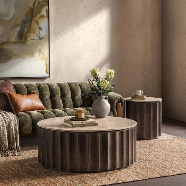 Classic Home Baylee Cocoa Brown Coffee Table-1