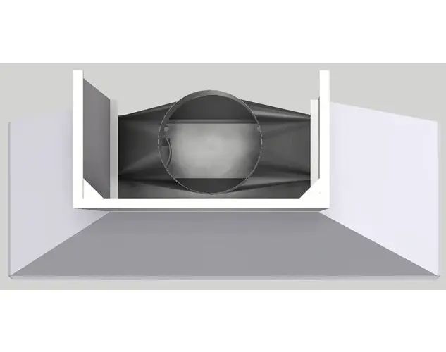 Vent-A-Hood® 66" White Wall Hood-1