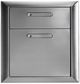 LYNX® Professional Ventana 19" Stainless Steel Double Drawer-0