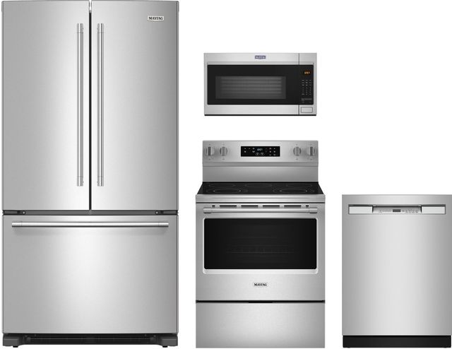 Maytag® 4 Piece Stainless Steel Kitchen Package-0