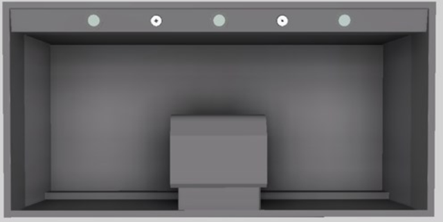 Vent-A-Hood® Designer Series 48" Gunsmoke Wall Mounted Range Hood-1