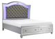 Homelegance® Leesa Silver California King Platform Bed-0