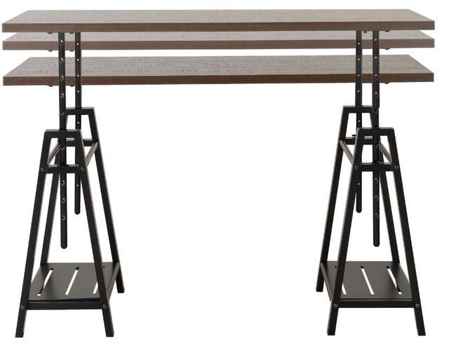 Signature Design by Ashley® Irene Dark Brown Adjustable Height Desk-2