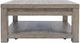 Jofran Inc. Westvale Brown Square Castered Coffee Table-2