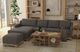 International Furniture Direct Samba Dark Gray Ottoman-2