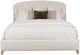 Vanguard® Furniture Customizable Sofia Pleated King Bed-1
