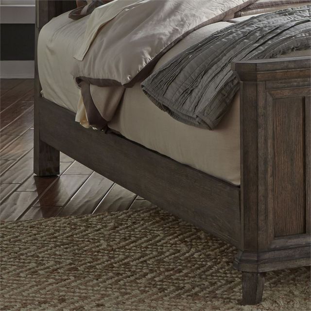 Liberty Furniture Artisan Prairie Gray Dusty Wax Panel Bed Rails-2