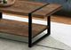 Monarch Specialties Inc. Brown Reclaimed Wood Look Coffee Table with Black Metal -1