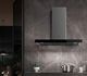Faber Hoods Stilo Glass 30" Stainless Steel and Black Glass Wall Mounted Range Hood-2