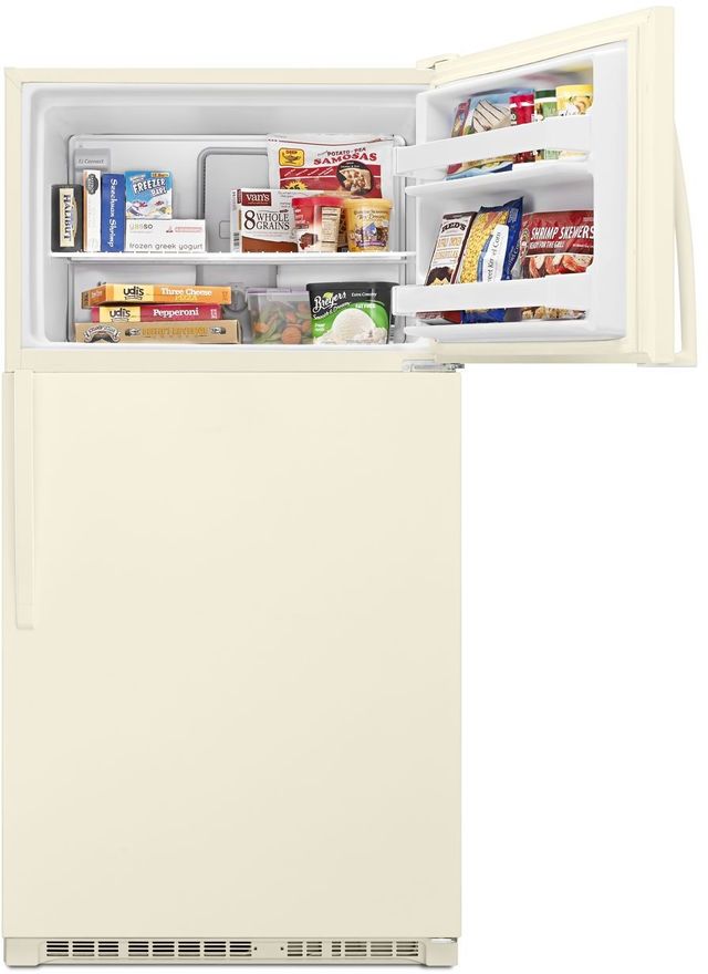 Whirlpool® 33 in. 20.5 Cu. Ft. Biscuit Top Freezer Refrigerator-6