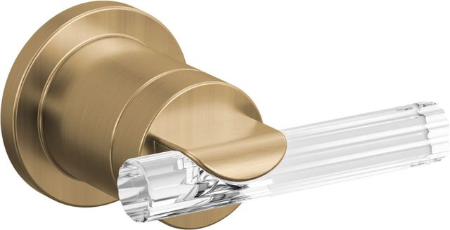 Brizo Roccesco™ Brilliance® Luxe Gold® 3" Single-Handle Wall Mount Lavatory Lever Handle Kit-0