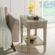 Riverside Furniture Parkdale Taupe Chairside Table-1