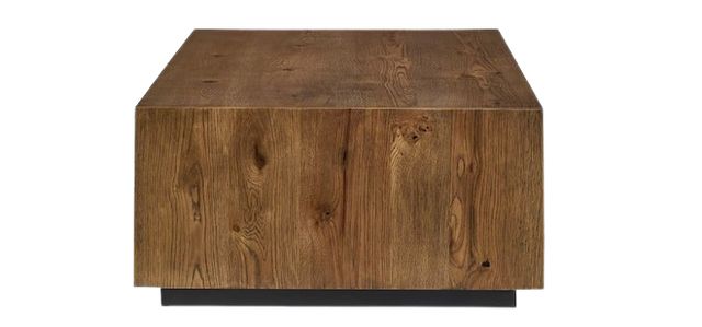 Bassett® Furniture Cascade Boardwalk Oak Square Cocktail Table-2