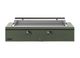 Caliber™ Rockwell Social 48" Olive Built-In Natural Gas Outdoor Griddle with Pewter Hardware-0