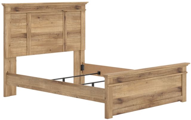 Signature Design by Ashley® Fenderport Tan Queen Panel Bed-2
