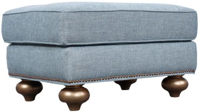 Magnussen Home® Janie Aqua Ottoman-0