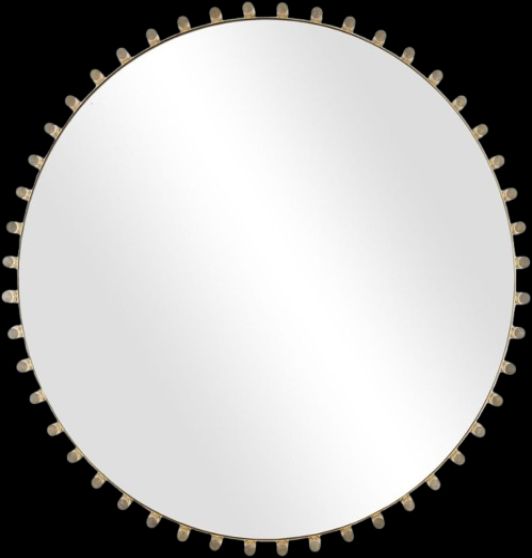 Uttermost® Avelyne Brass Round Mirror-4