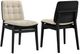 Coaster® Redbridge 2-Piece Black/Cream Dining Side Chair Set-0