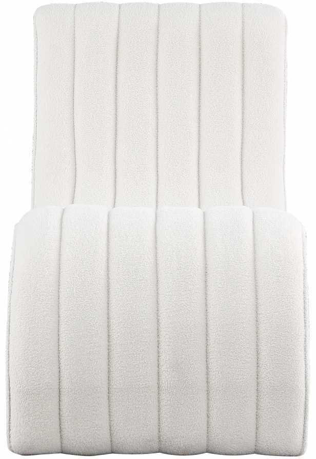 Meridian Furniture Orian Teddy Cream Chaise-1