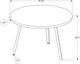 Monarch Specialties Inc. Black 48" Diameter Dining Table-3
