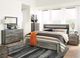 Signature Design by Ashley® Cazenfeld 5-Piece Black/Gray Full Panel Bed Set-5