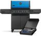 Napoleon 50th Anniversary Edition Prestige® 500 4-Burner Black Freestanding Natural Gas Grill with Heritage Blue Lid-0