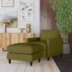 Flexsteel® Fern Apple Ottoman-3