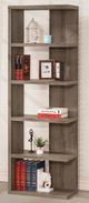 Coaster® Harrison Weathered Grey 5-Tier Bookcase-3