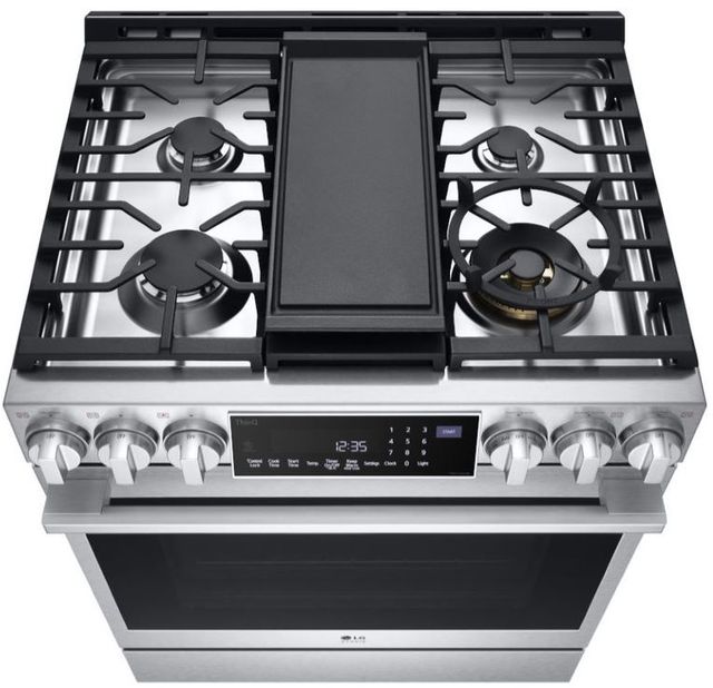 LG Studio 30" Stainless Steel Slide In Natural Gas Range -LSGS6338F-4