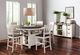 Jofran Inc. Madison County Brown/Vintage White Slatback Counter Stool-1