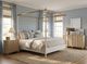 A.R.T. Furniture® Haven Warm White King Upholstered Canopy Poster Bed-1