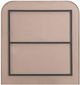 Renwil® Joan Plated Antique Brushed Brass Accent Mirror-3