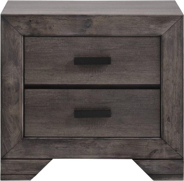 Elements International Nathan Gray Oak Nightstand-1