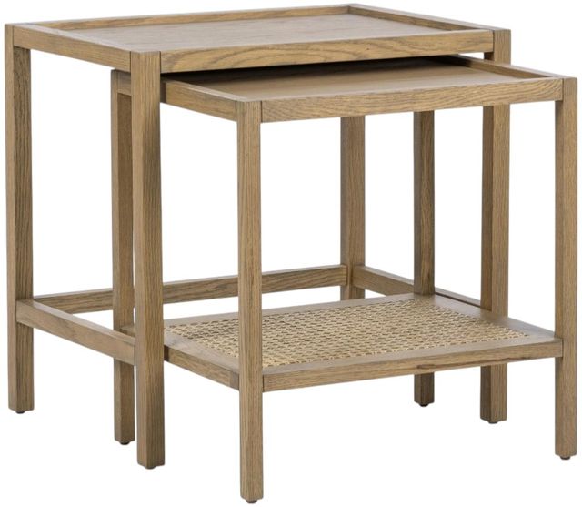Classic Home Devin Khaki Mist Nesting Accent Table-0