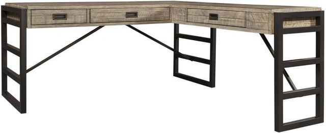 aspenhome® Grayson Cinder Gray L-Shaped Desk-2