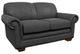 La-Z-Boy® Mackenzie Navy Leather Loveseat-0