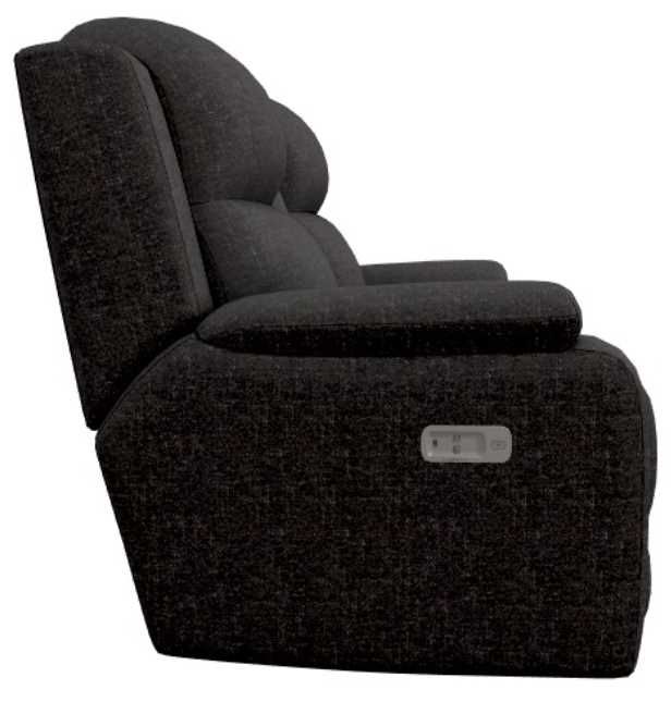 La-Z-Boy® Dorian Granite Power Reclining Loveseat with Console, Headrest, and Lumbar-3