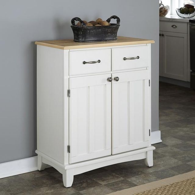homestyles® Buffet Of Buffets Natural Wood/White Server-1