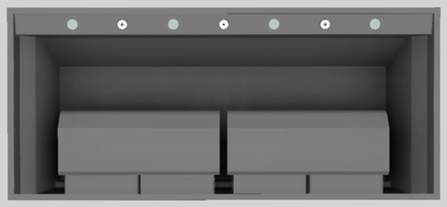 Vent-A-Hood® Designer Series 54" Gunsmoke Wall Mounted Range Hood-3