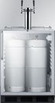 Summit® Commercial 5.5 Cu. Ft. Stainless Steel Beer Cooler/Kegerator-3